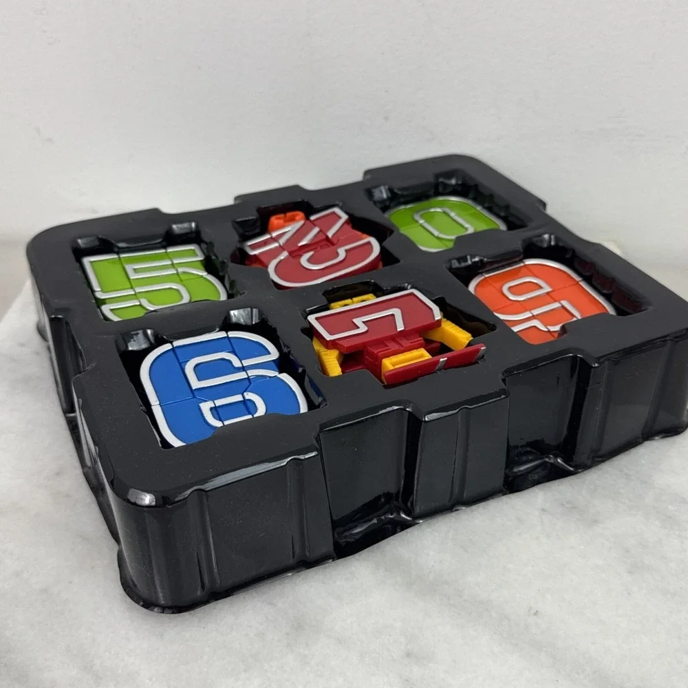 Lydaz Magic Combiner Transforming Number Robot Toys For Kids Ages 3+